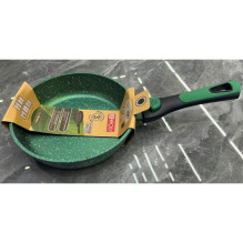 Сковорода "BAROLY" GREEN 24см индукционная каменная крошка, съемная бакелитовая ручка