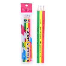Набор графитных карандашей ОПП неон заточенный ТМ (HB) &quot;Neon way&quot; 3 шт.