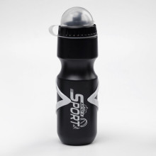 Бутылка для воды велосипедная 750 мл "Мастер К.", с креплением, чёрная