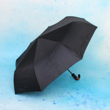 Зонт мужской автомат "Ultramarine - Эстет" цвет черный", 8 спиц, d-108см,длина в слож. виде 30см