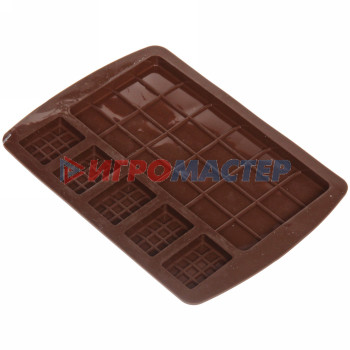 Форма силиконовая для шоколада 18,2*13,8*0,8см