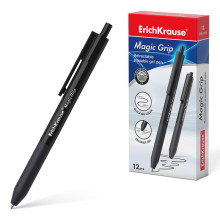 Ручка гелевая автоматическая сo стираемыми чернилами Magic Grip 0.5, цвет чернил черный