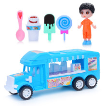 Набор кукол 828-6 с машиной &quot;Ярмарка мороженого&quot; с аксессуарами, в пакете