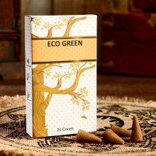 Конусы "ECO GREEN" (набор 20 шт) Зелёный чай