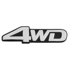 Шильдик металлопластик SW 4WD 130*35 мм