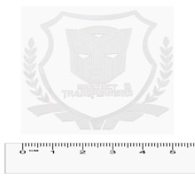Шильдик металлопластик SW "Трансформеры: автоботы", наклейка, 50*55 мм , SNO.157