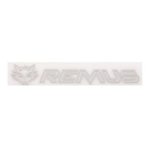Шильдик металлопластик Skyway "REMUS", наклейка, серый, 150*25 мм