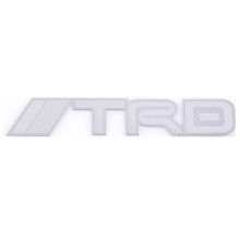 Шильдик металлопластик Skyway "TRD 1", наклейка, серый, 150*25 мм