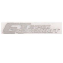 Шильдик металлопластик Skyway "GTA'PEX", наклейка, серый, 140*25 мм