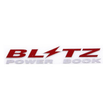 Шильдик металлопластик Skyway "BLITZ", наклейка, красный, 135*23 мм