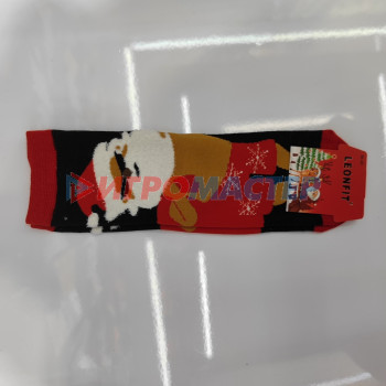 Носки новогодние "SKAZKA", подарок, цвет как на фото, р-р36-42 (крючок, пакет, стикер)