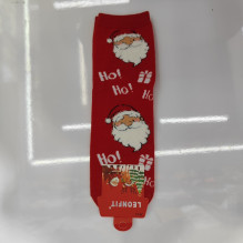 Носки новогодние "SKAZKA", HO-HO-HO, цвет как на фото, р-р36-42 (крючок, пакет, стикер)