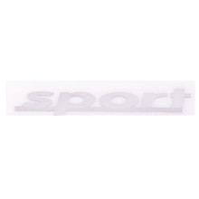 Шильдик металлопластик Skyway "SPORT подчеркнуто", наклейка, серый, 150*20 мм