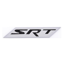 Шильдик металлопластик Skyway "SRT", наклейка, черный, 140*25 мм