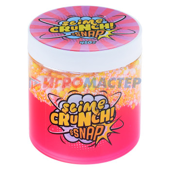 Лизуны, тянучки, ежики Игрушка Crunch-slime Ssnap с ароматом клубники 450г 