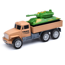 Набор 602 &quot;Военная техника&quot; (грузовик, танк) коричневый, под колпаком
