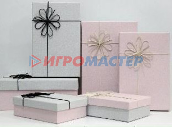 Коробки, бумага и мешочки для упаковки подарков Коробка подарочная "Презенет" 24,5*17*6,5 см