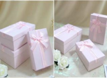Коробка подарочная "Нежная тайна" 23*16*9,8 см, розовый