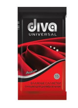 Салфетки влажные DIVA очищающие универсальные mix 8*8шт