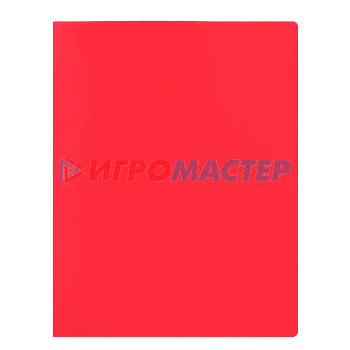Папки с пружинным и пластиковым скоросшивателем Папка-скоросшиватель пружинный A4 500 мкм 15 мм. песок, красный