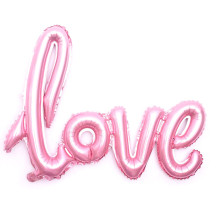 Шар фольгированный Фигура LOVE Pink