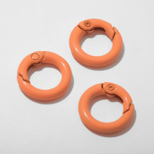 Карабин "Кольцо" d=1.8см (набор 3шт), цвет оранжевый