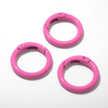 Карабин "Кольцо" d=2,5см (набор3шт), цвет ярко-розовый