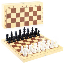 Игра настольная &quot;Шахматы &quot; пластмассовые в дер.упаковке(поле 29смХ29см)
