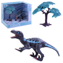 Динозавр JS11-3 &quot;Аллозавр&quot; с синей полоской, в коробке