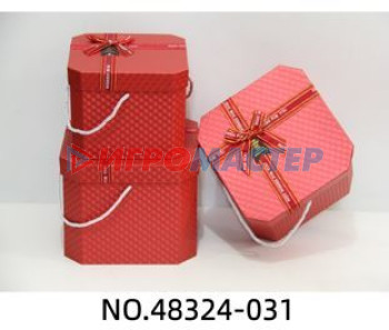 Коробки, бумага и мешочки для упаковки подарков Коробка подарочная "Близкому человеку" 24*24*18 см, красный