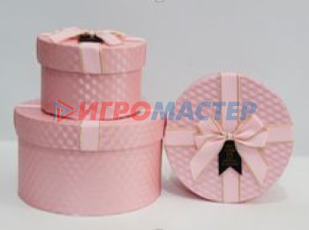 Коробки, бумага и мешочки для упаковки подарков Коробка подарочная "Неожиданный подарок" 17*17*9,5 см, розовый