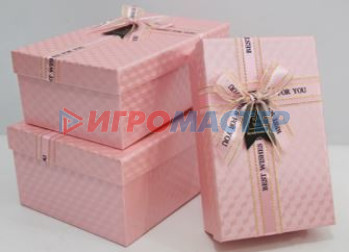Коробки, бумага и мешочки для упаковки подарков Коробка подарочная "Момент" 21*14*8 см, розовый