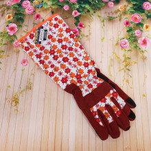 Перчатки полиэстер для защиты от роз "Golden rose-Полевые цветы" с удлиненными рукавами