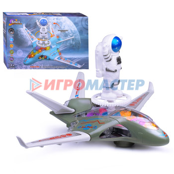 Интерактивные животные, персонажи Интерактивная игрушка 8832 &quot;Космонавт на самолете&quot; в коробке