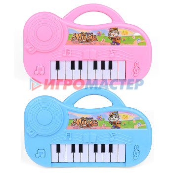 Клавишные инструменты Пианино 856-5 &quot;Любимые мелодии&quot; на батарейках, в пакете