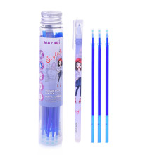Ручка гелевая со стираемыми чернилами Stylish, Синяя, +9 стержней, игольчатый пиш. узел 0.5мм, термо