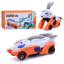 Машина D168-28 трансформирующаяся в кролика, в коробке