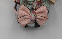 Ободок для волос детский на блистере "РОЗОВОЕ ОБЛАКО", единорожек, микс 6 цветов, 1см