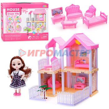 Дома для кукол Дом для куклы 666-1E-1 &quot;Dream house-7&quot; в коробке