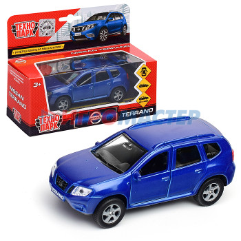 Коллекционные модели Машина металл Nissan Terrano, 12 см, (дв., багаж., синий)инерц., в коробке