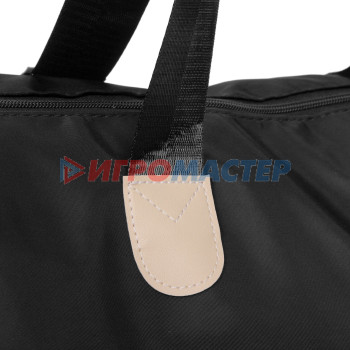 Сумка дорожно-спортивная "KANADA SPORT", цвет черный, 2 кармана, 5кг, 47*24*30см