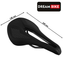 Седло Dream Bike спорт, цвет чёрный