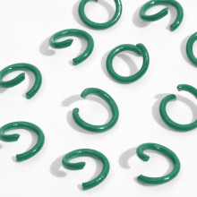 Кольцо соединительное, d=5мм, (набор 30гр), цвет зелёный