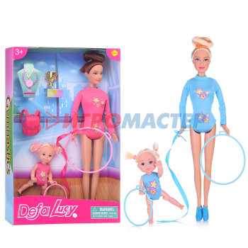 Куклы аналоги Барби Набор кукол 8353 &quot;Гимнастки&quot; с аксессуарами, в коробке