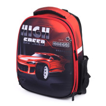 Рюкзак каркасный &quot;Красная машина&quot; формованный из полимеров.