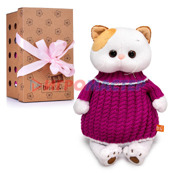 Мягкая игрушка Кошка Ли-Ли в свитере с косами