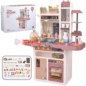 Игровые модули для девочек Игровой набор кухня 889-212 &quot;Шеф-повар&quot; (свет, звук) в коробке