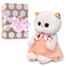 Кошка Ли-Ли BABY в персиковом платье