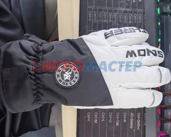 Перчатки и рукавицы Перчатки для зимних видов спорта TS-1023, белый (размер L)