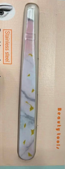 Пинцеты и щёточки Пинцет для бровей из нержавеющей стали на блистере "Bon Kapriz SK", скошеный, цвет как на фото, 9,5см